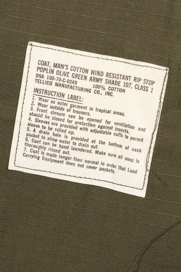 1970 Contract Deadstock X-S-R 4th Model Jungle Fatigue Jacket