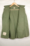 1968 Contract M-S 4th Model Jungle Fatigue Jacket, used, with US ARMY tape.