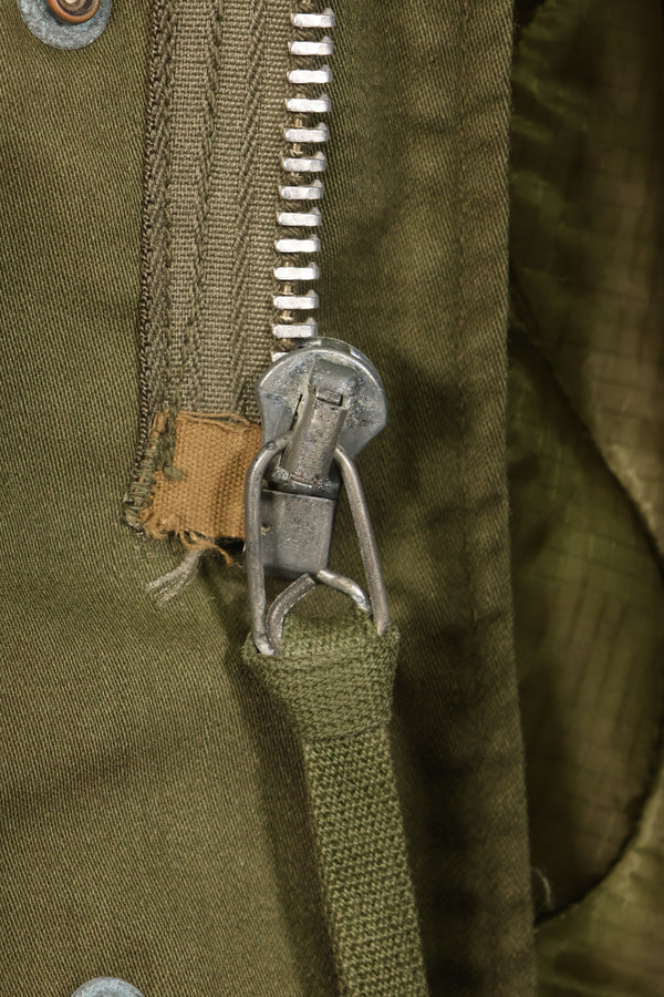 1967 Contract, M-R, U.S. Military, 2nd Model M65 Field Jacket, Aluminum Zipper, With Liner, Used