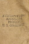 1940s U.S. Army Air Corps USAAF Pilot Kit Bag, used.