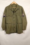 1940's US Army M43 HBT Utility Jacket, used, good condition.