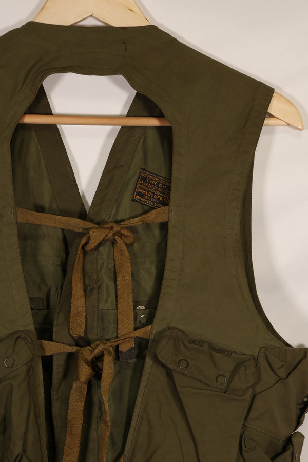 Real 1940s WWII U.S. Army Air Corps AAF C-1 Survival Vest Used