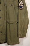 1940's US Army M43 HBT Utility Jacket, used, good condition.