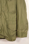 1974 Contract, S-R, U.S. Military, M65 Field Jacket, 3rd Model with Liner, Used