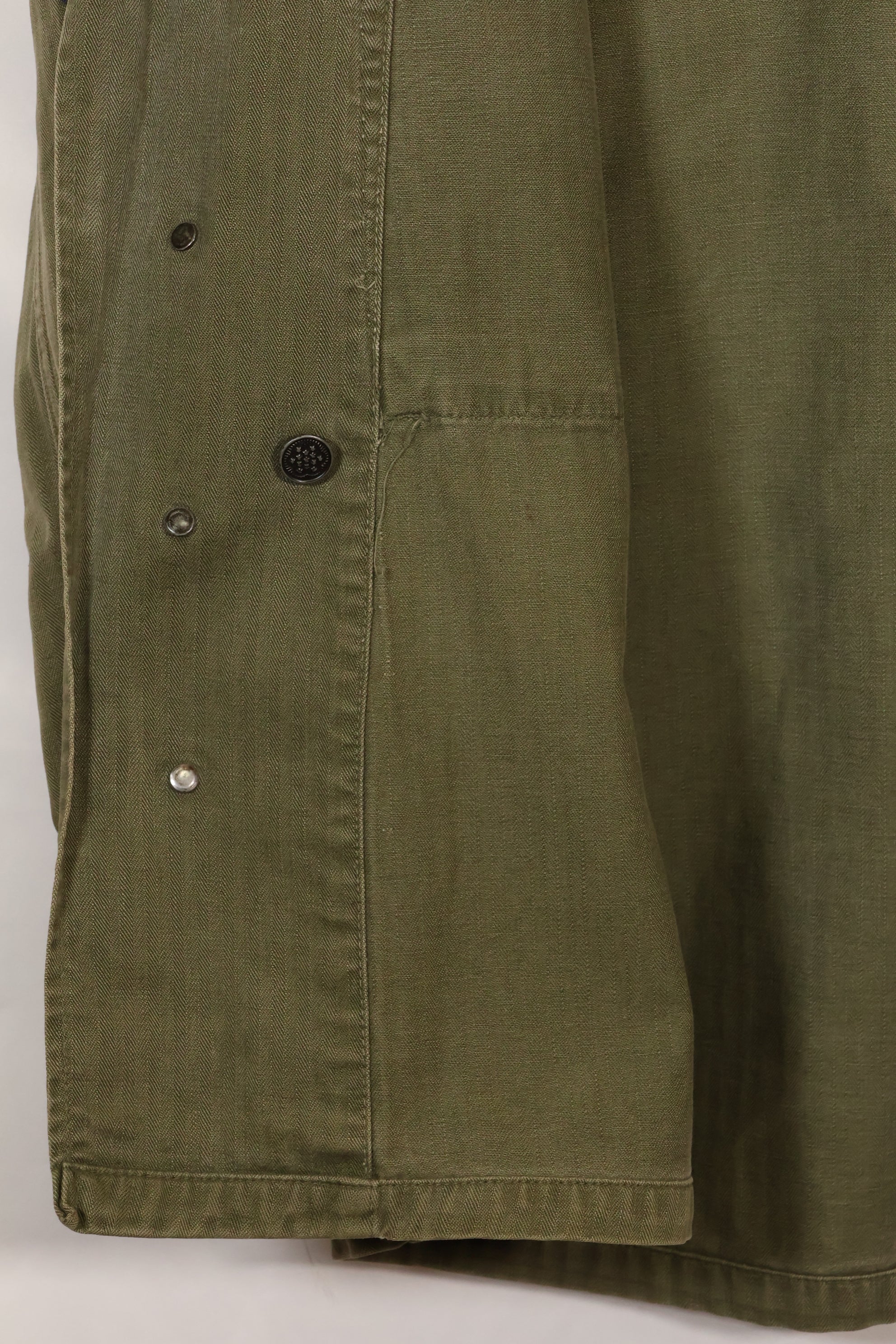 1940's US Army M43 HBT Utility Jacket, used, good condition.
