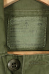 Real 1970 Australian Army fatigues shirt with rank insignia, used.