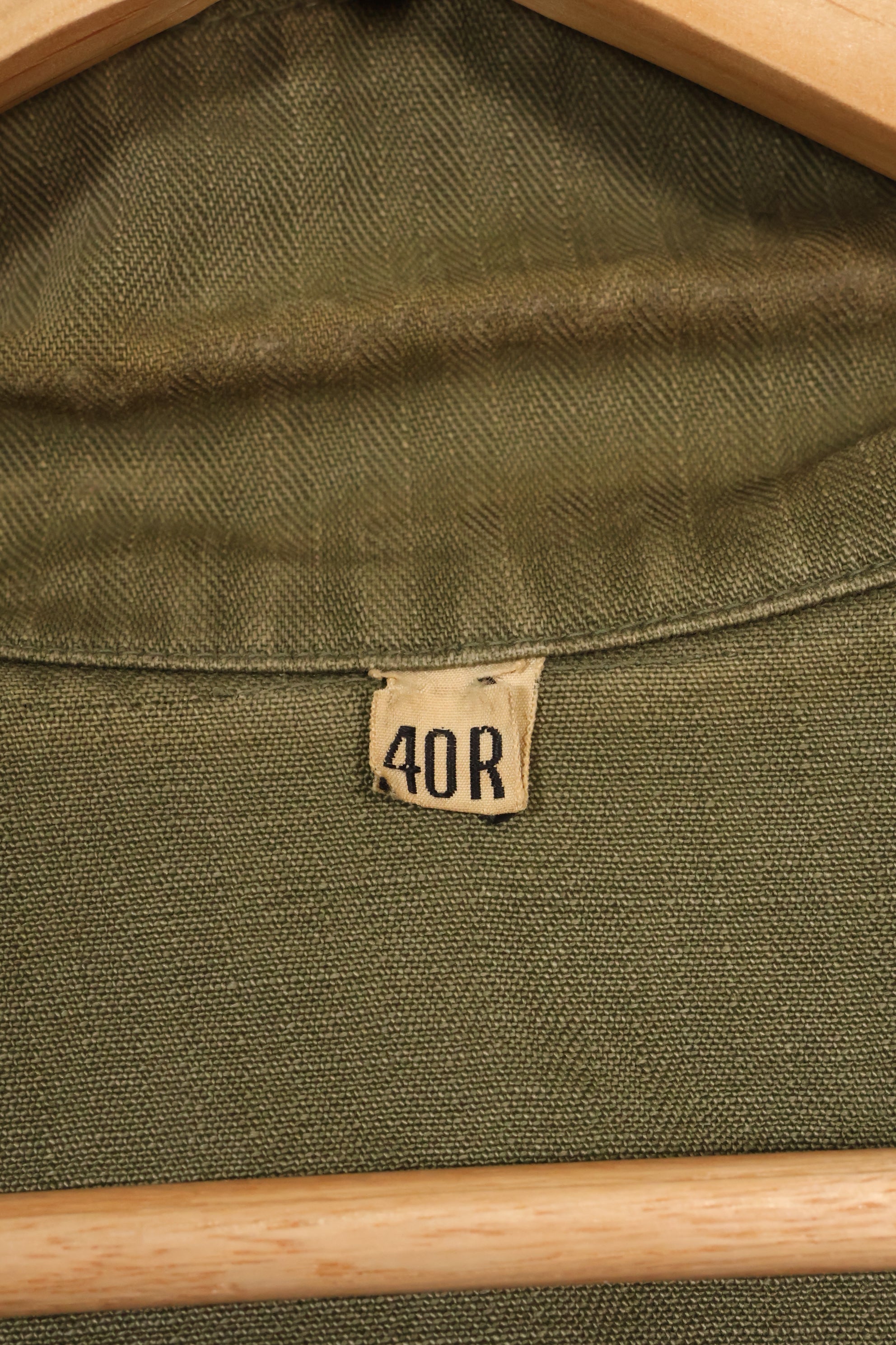 1940's US Army M43 HBT Utility Jacket, used, good condition.