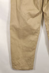 1960s 30X31 U.S. Army khaki pants, chinos, used A