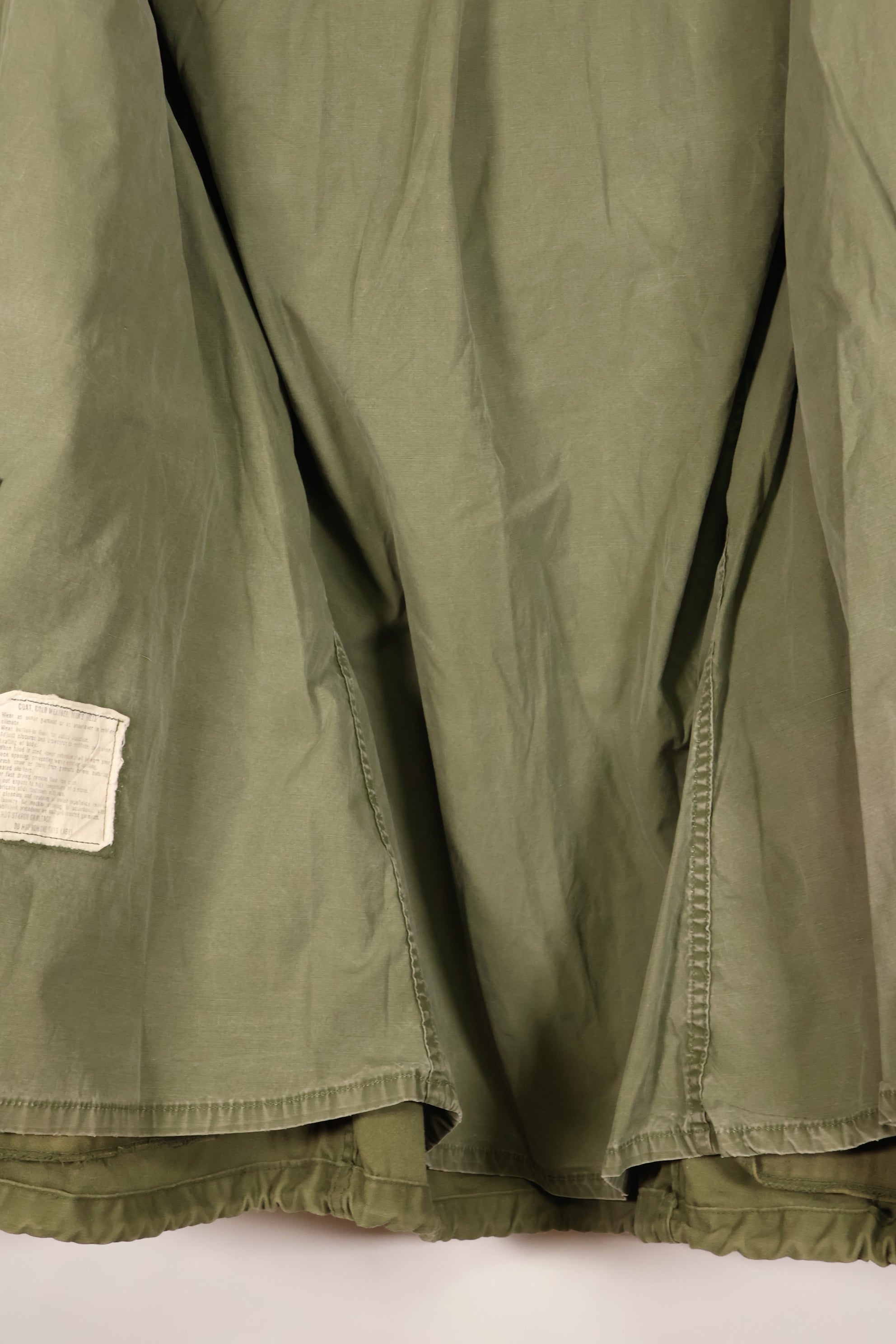 1974 Contract, S-R, U.S. Military, M65 Field Jacket, 3rd Model with Liner, Used