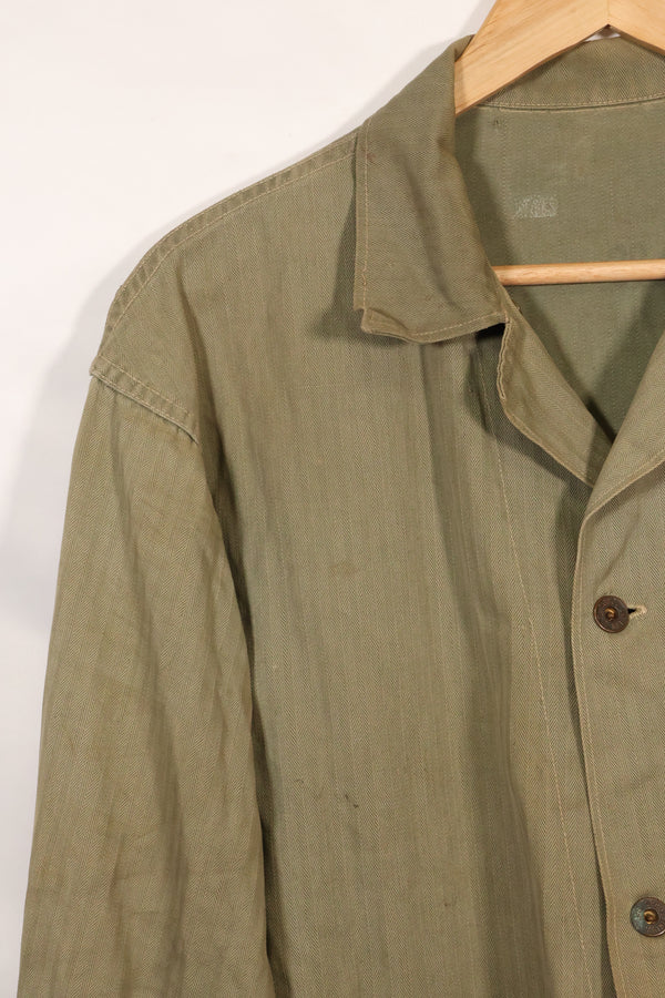 1940's U.S. Marine Corps USMC P-47 HBT Utility Jacket Used