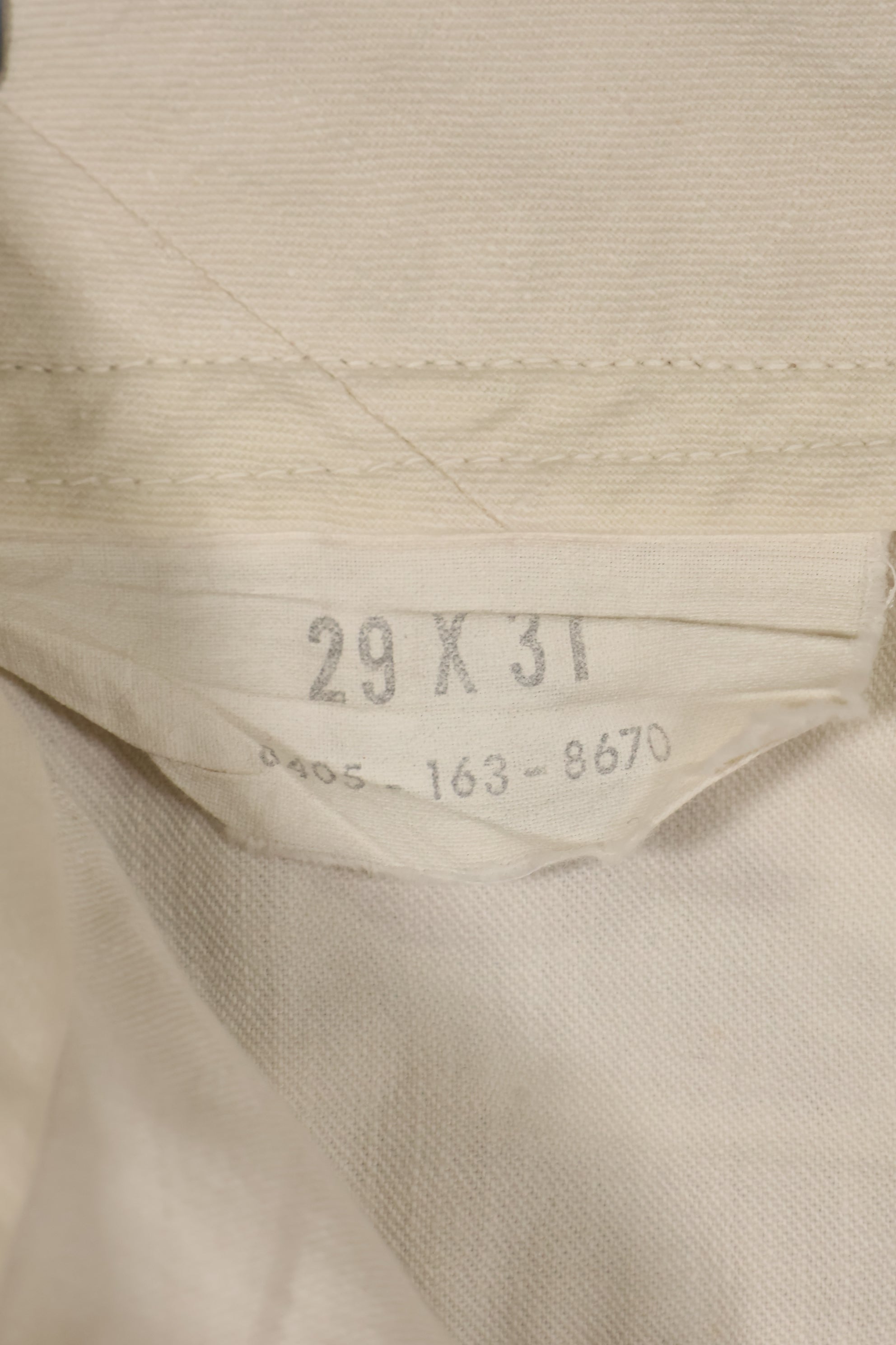 1960s 29X31 U.S. Army khaki pants, chinos, used, B