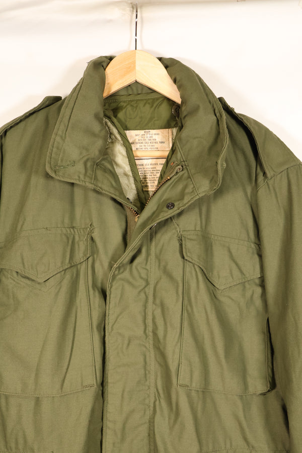 1976 Contract, M-R, U.S. Military, M65 Field Jacket, 1973 M65 Parka Liner, Set, Used