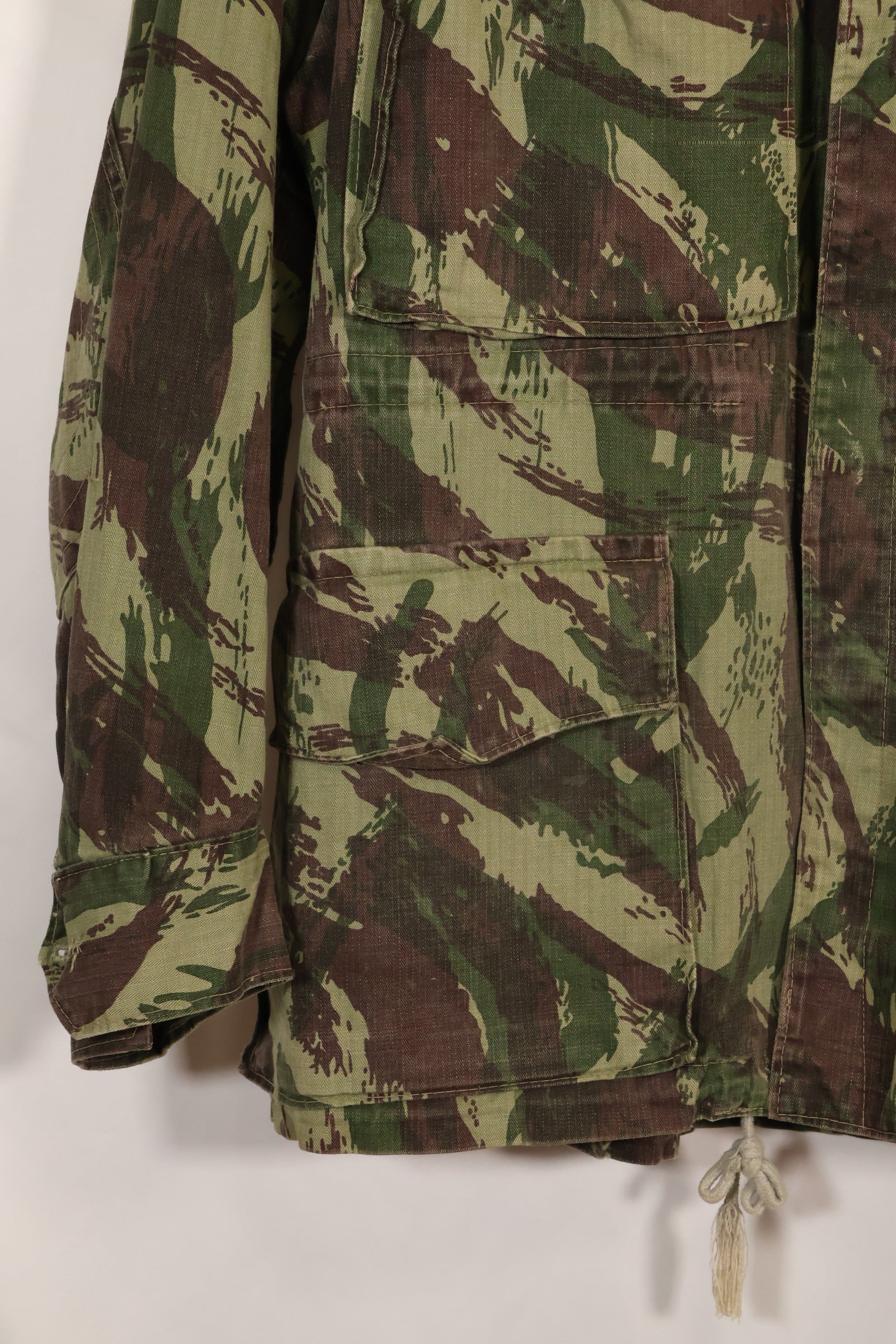 1960s-70s Portuguese Army Lizard Camouflage Combat Jacket, used.
