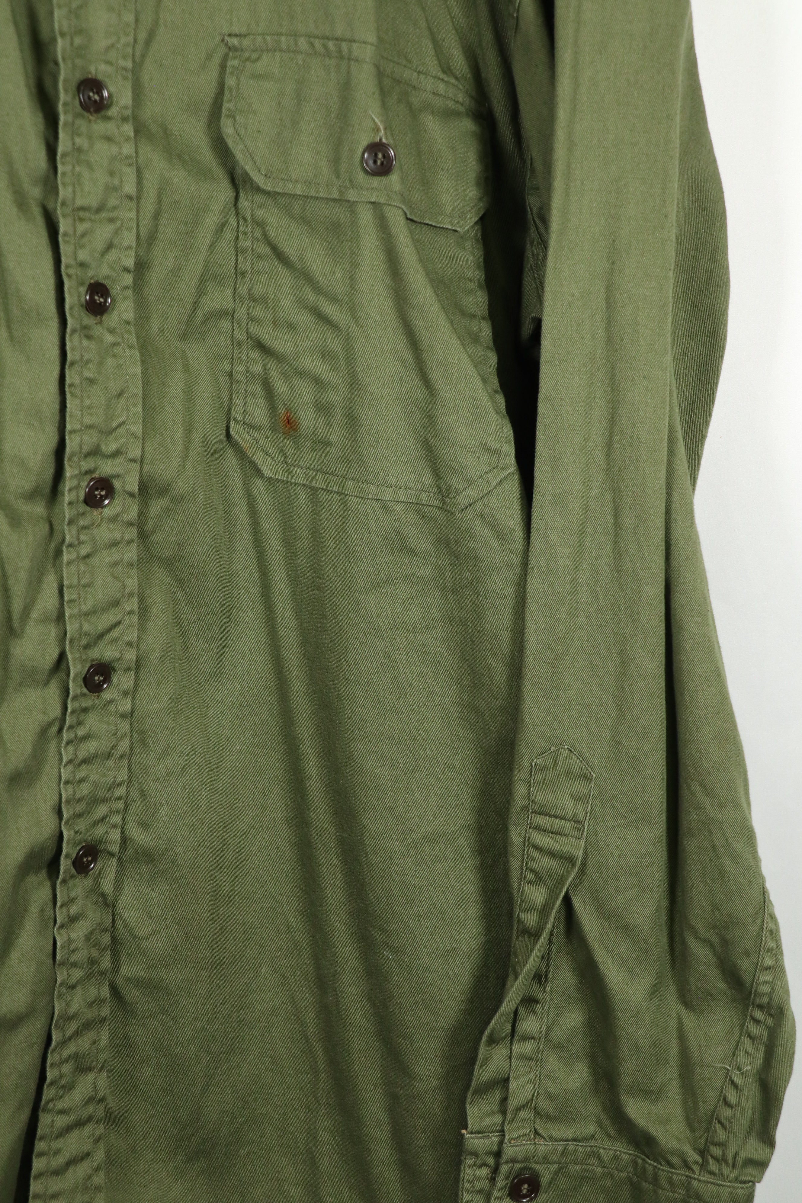 Real 1965 Australian Army Fatigue Shirt, used.