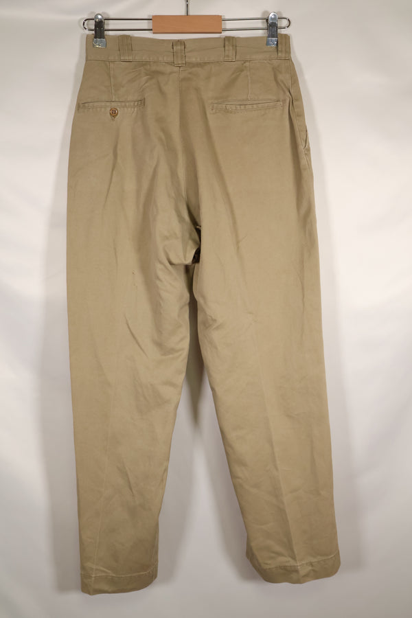 1970's Small Size U.S. Army Khaki Pants, used, used.