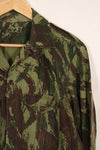 1960s-70s Portuguese Army Lizard Camouflage Combat Shirt, used.