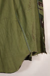 1960s-70s Portuguese Army Lizard Camouflage Combat Shirt, used.
