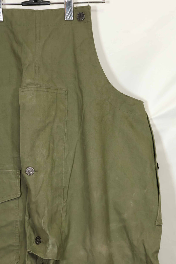 1940s-early 50s U.S. Navy, Army button deck pants, rain pants, used, B