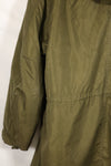 Early 1950s M51 Field Parka with fishtail wool pile liner, used.