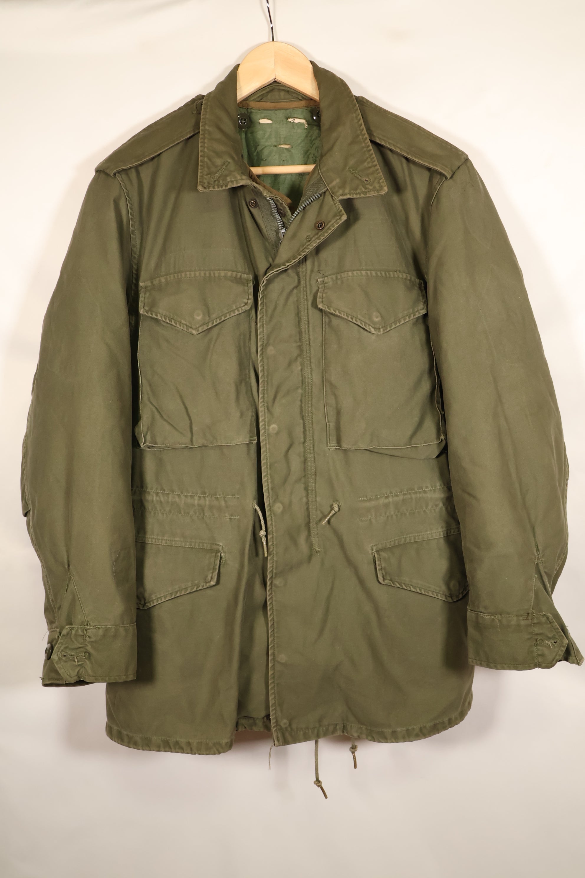 Early 1960s Lot: M-R, U.S. Army M51 Field Jacket with Liner, Used