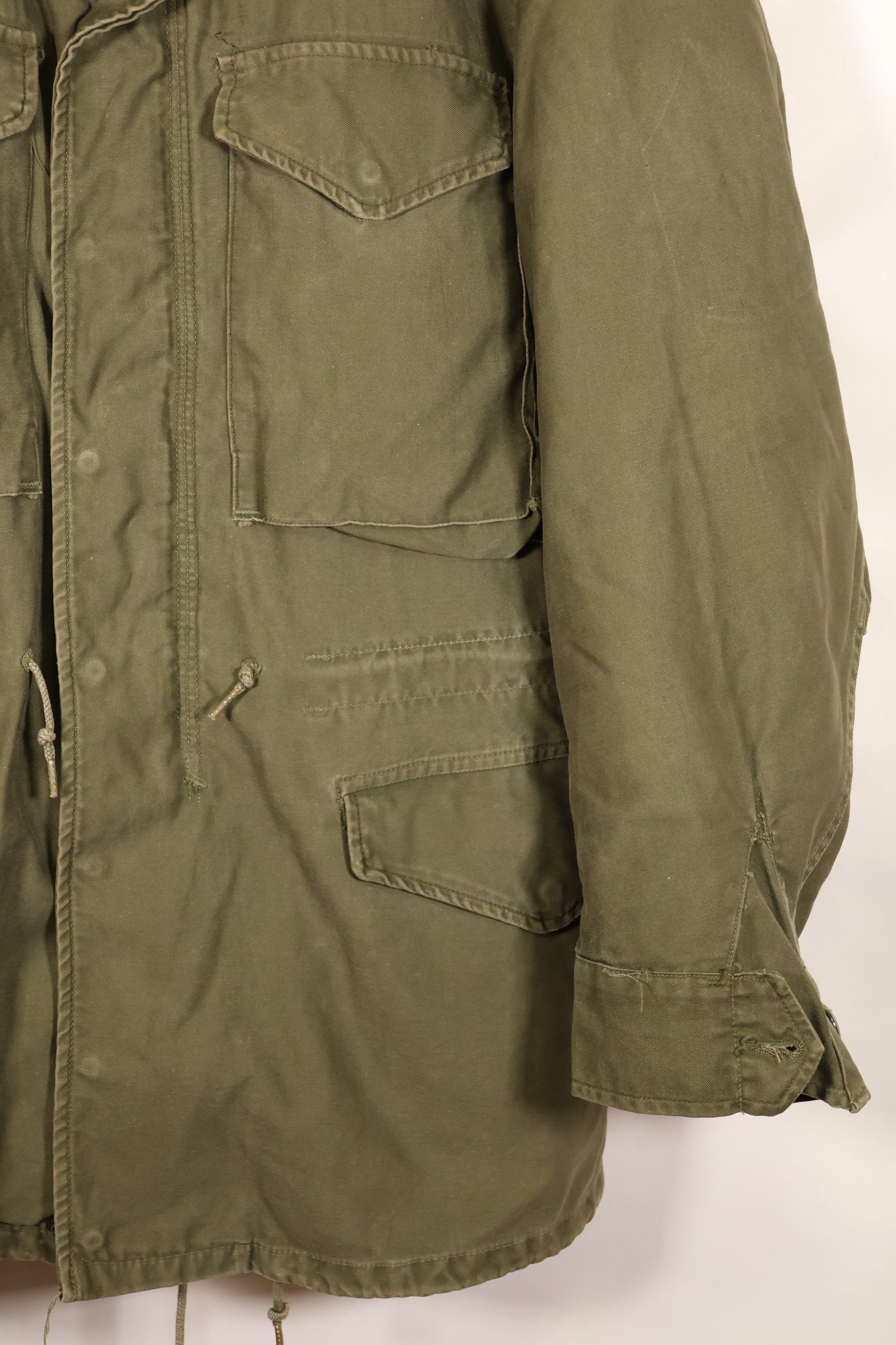 Early 1960s Lot: M-R, U.S. Army M51 Field Jacket with Liner, Used