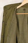 Early 1970's Estimated MEDIUM size 3rd Model M65 Field Jacket, size tag missing, used.