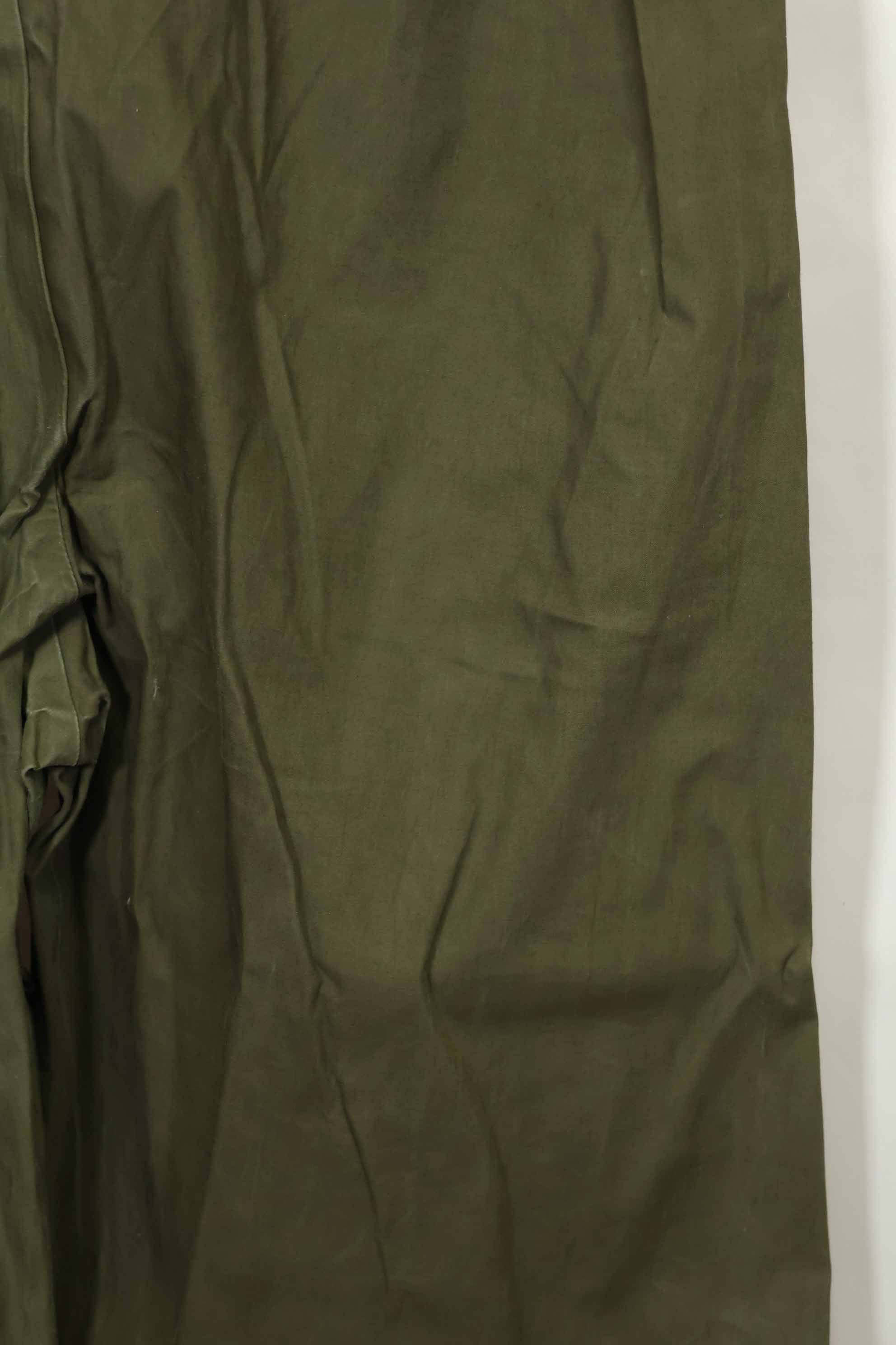 1940s-early 50s U.S. Navy deck pants, rain pants, used, C