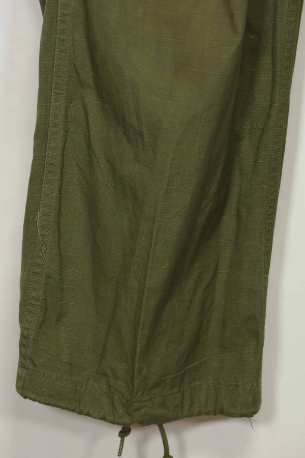 1969 Contract 4th Model Ripstop Jungle Fatigue Pants S-S Used