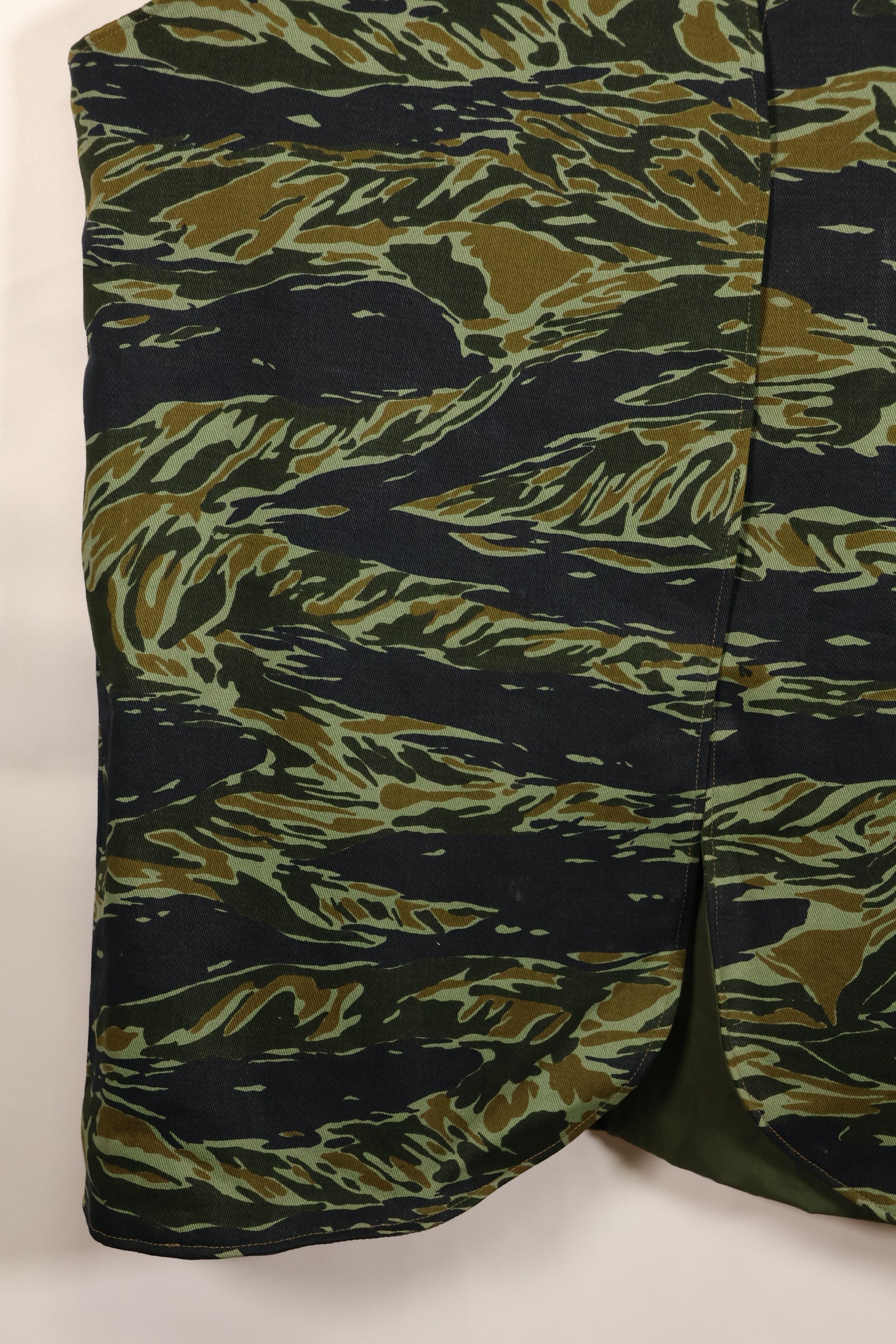 Circa 1970: Tiger Stripe Tour Vest, made by Thai Taylor, unused