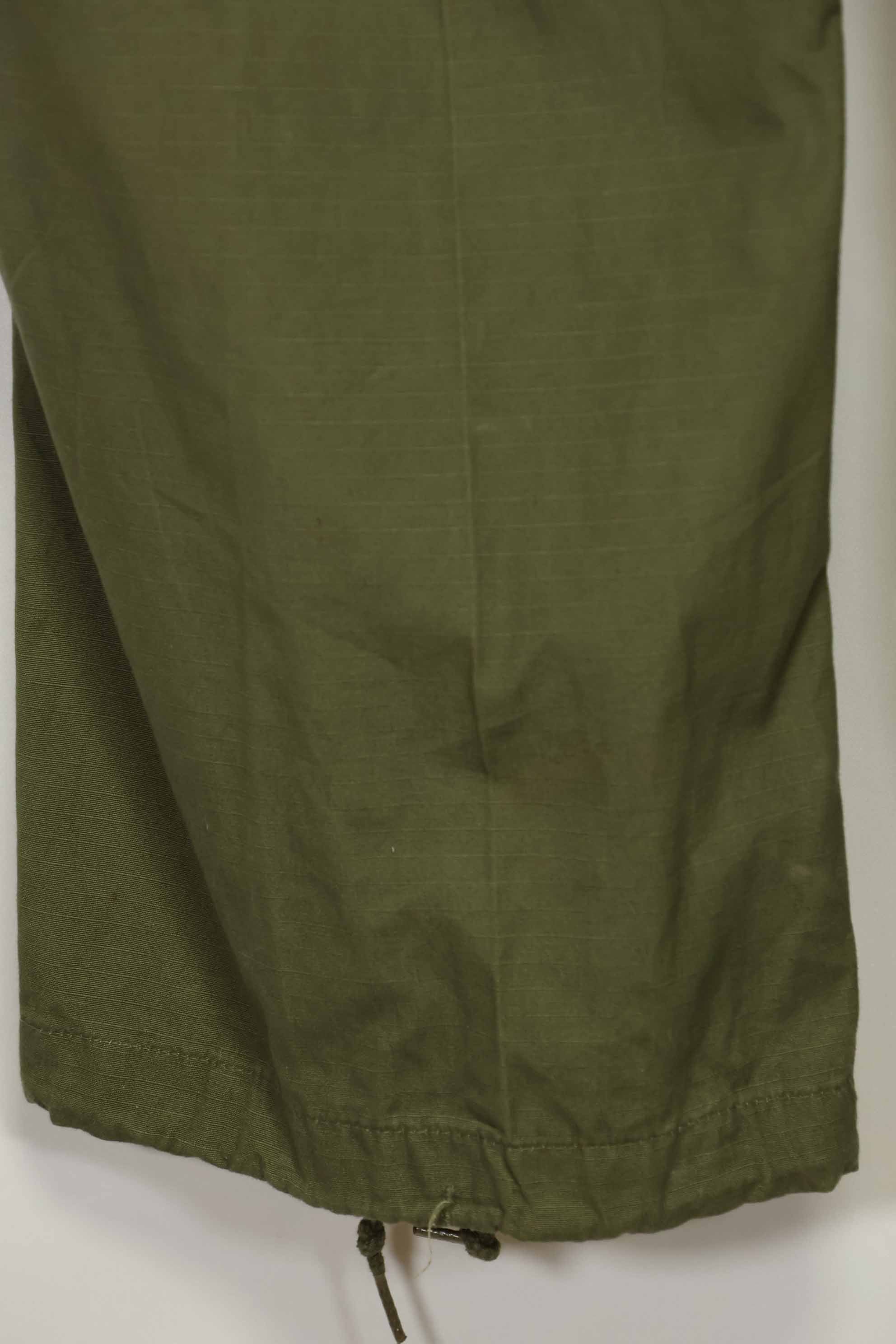 1969 Contract 4th Model Ripstop Jungle Fatigue Pants S-S Used