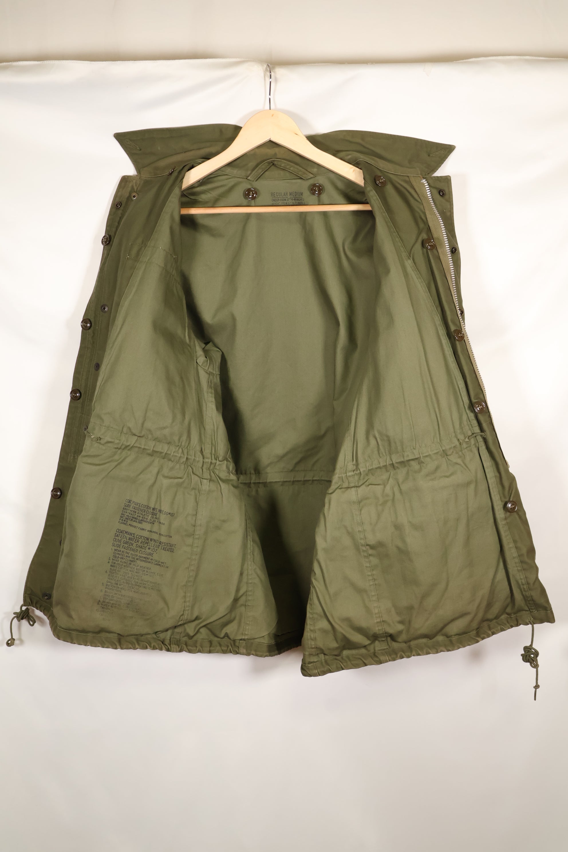 1956年契約　M-R　M51 フィールドジャケット　ライナー付き　中古品 　状態良い