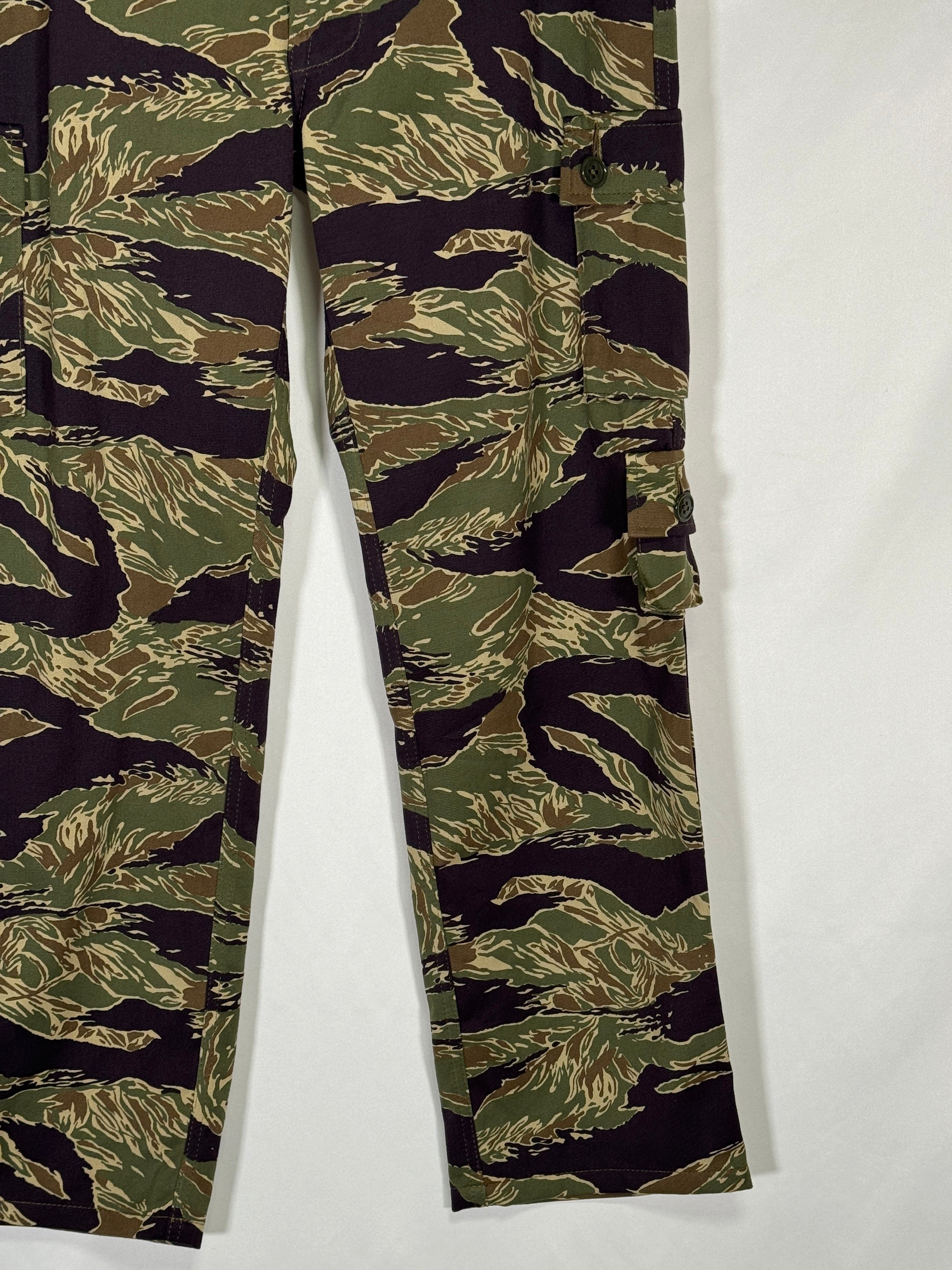 [Scheduled for delivery in early November 2024]  MILITARIA 1911 Precision Reproduction Okinawa Tiger US Cut Pants Tiger Stripe