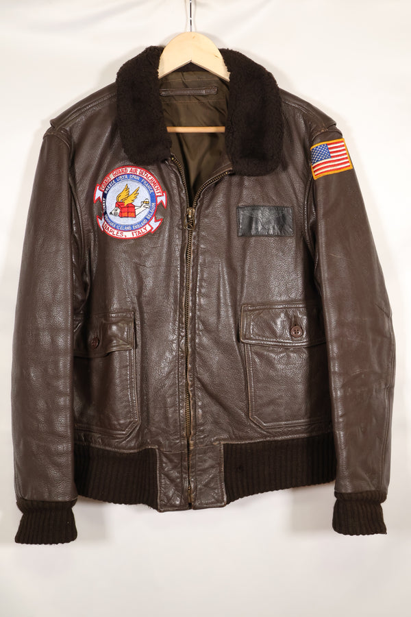 1970年代後半ロット　契約タグ欠損　G-1　インターメディエートゾーン　フライトジャケット　パッチ付き　中古品