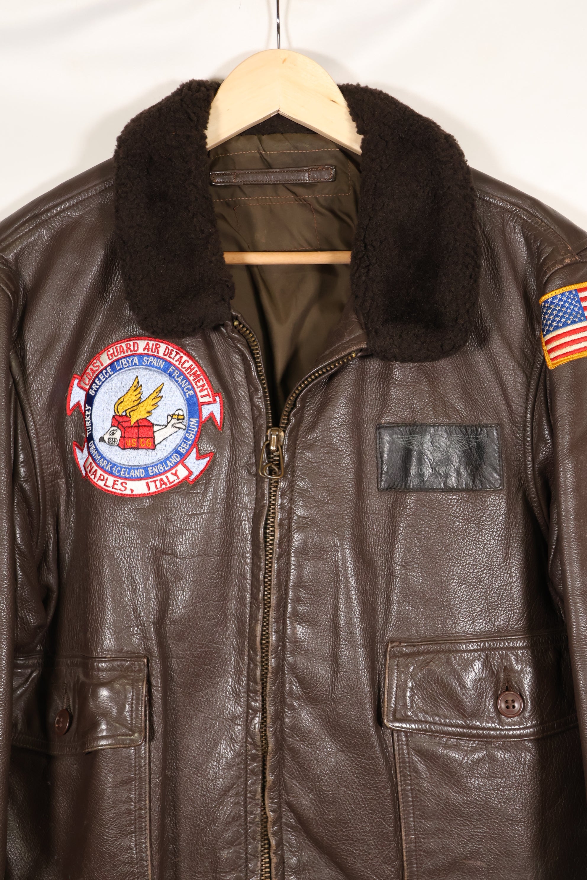 1970年代後半ロット　契約タグ欠損　G-1　インターメディエートゾーン　フライトジャケット　パッチ付き　中古品