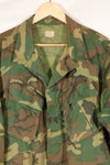 1968 Contract L-R Ripstop ERDL Camouflage Jungle Fatigue Jacket in good used condition