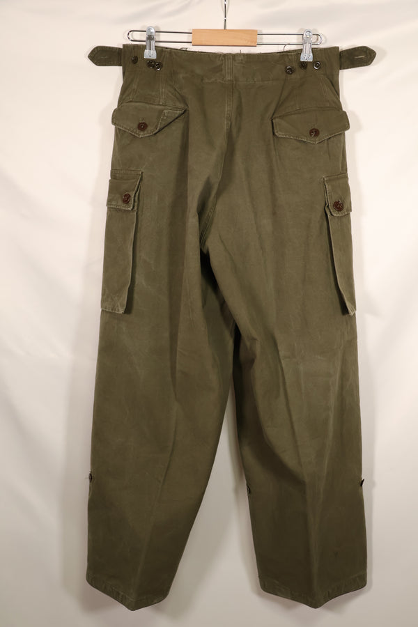 Real 1959 Dutch Army double face field pants in good condition.