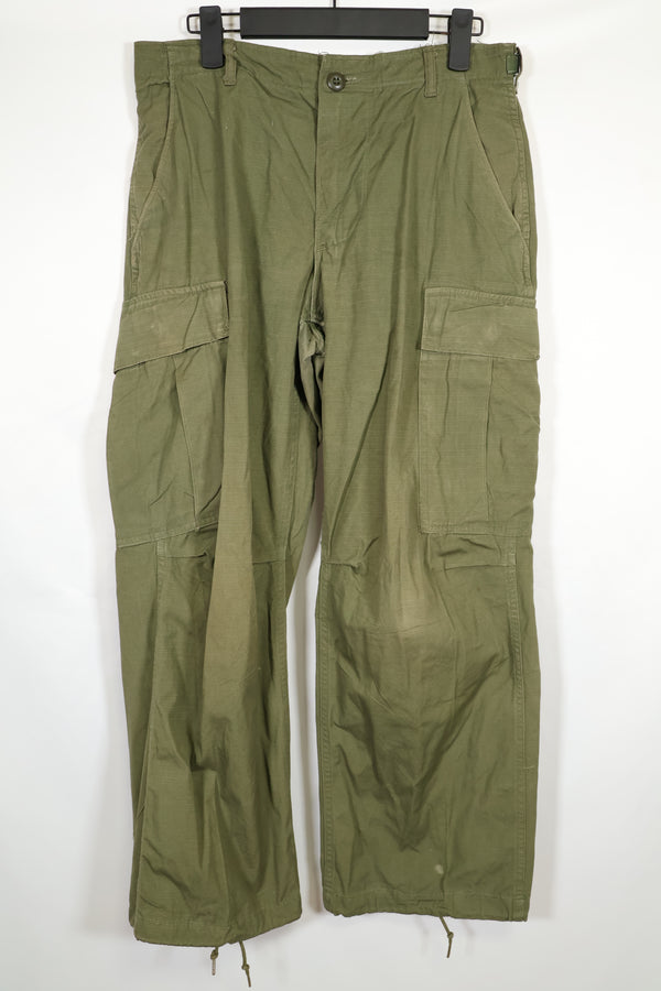 Real 1969 4th Model Jungle Fatigue SMALL-SHORT Pants Used