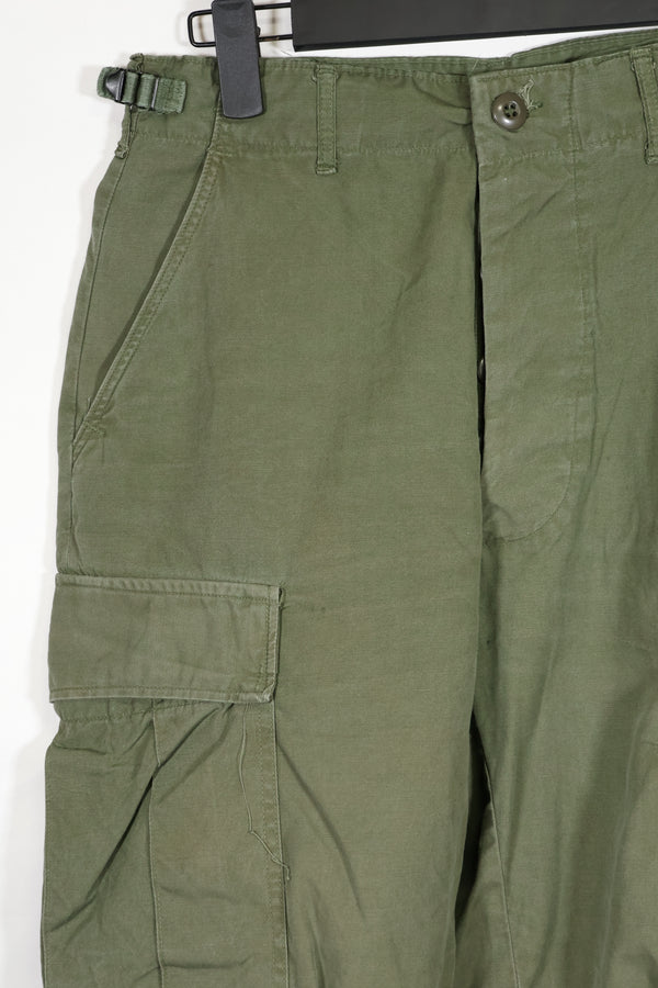 Real Non Ripstop Fabric 1967 3rd Model Jungle Fatigue Pants SMALL-REGULAR Used