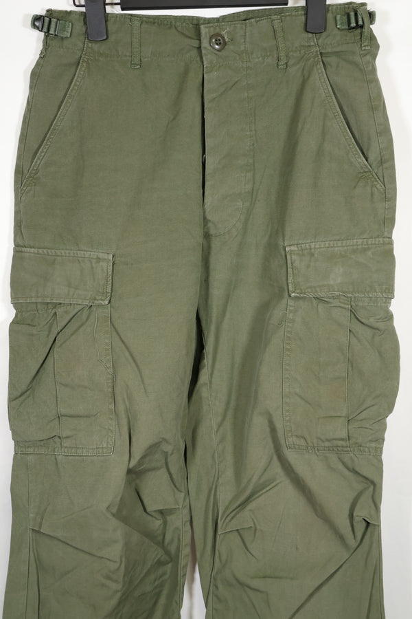 Real Non Ripstop Fabric 1967 3rd Model Jungle Fatigue Pants SMALL-REGULAR Used