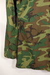 1969 Contract M-S Ripstop ERDL Camouflage Jungle Fatigue Jacket, faded, used, B