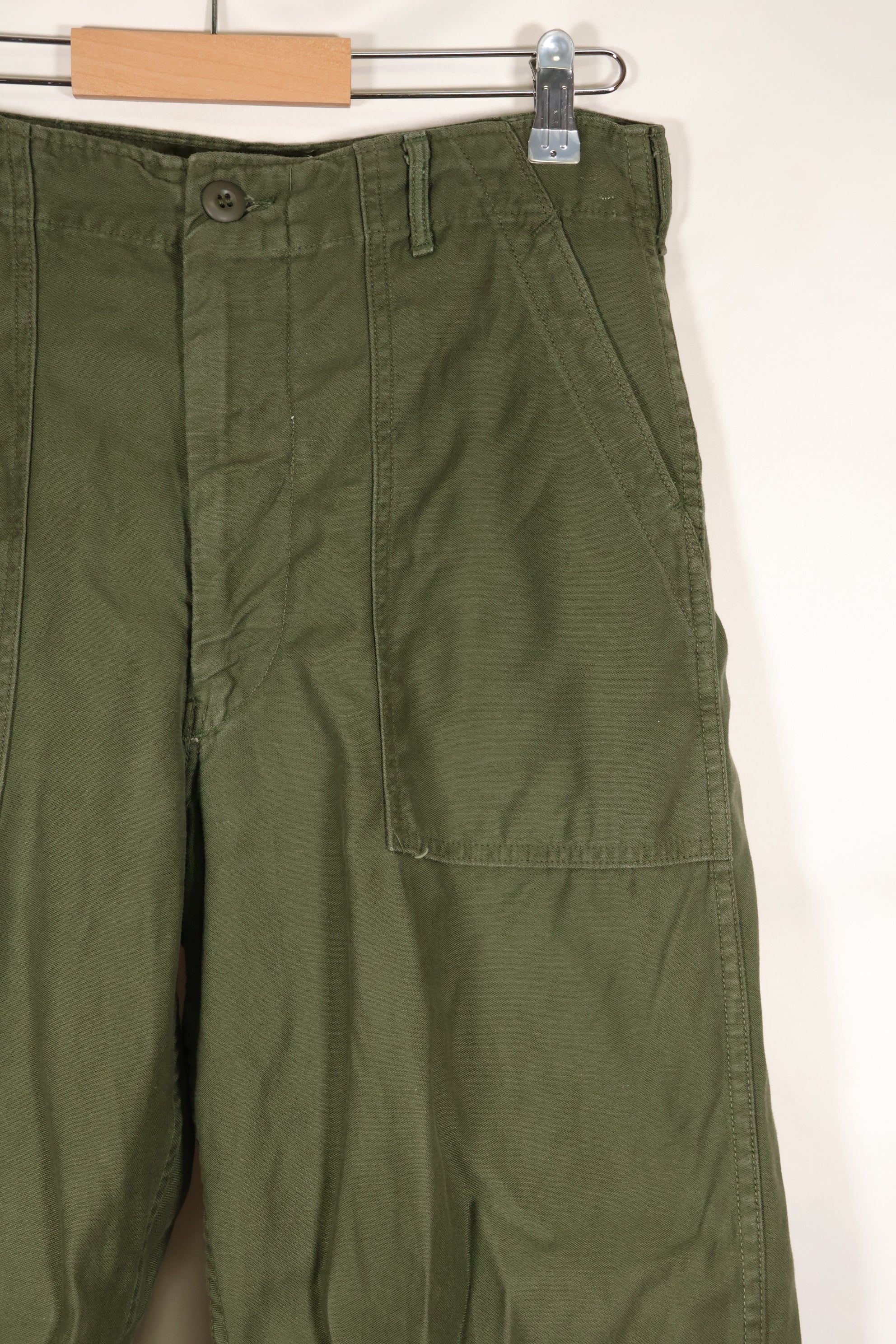 1968 Contract US Army OG-107 Utility Pants Baker Pants, nearly unused.