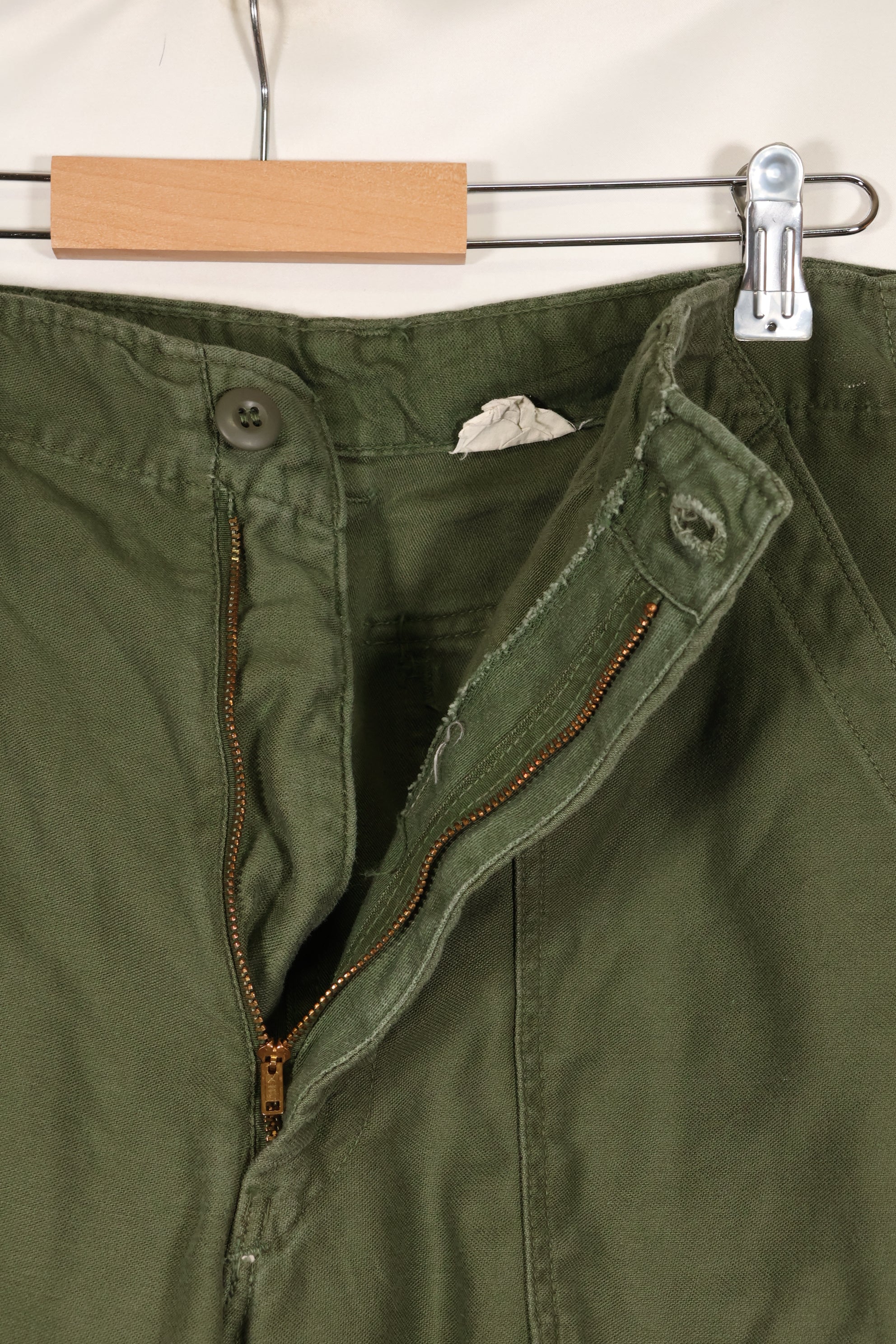 1968 Contract US Army OG-107 Utility Pants Baker Pants, nearly unused.