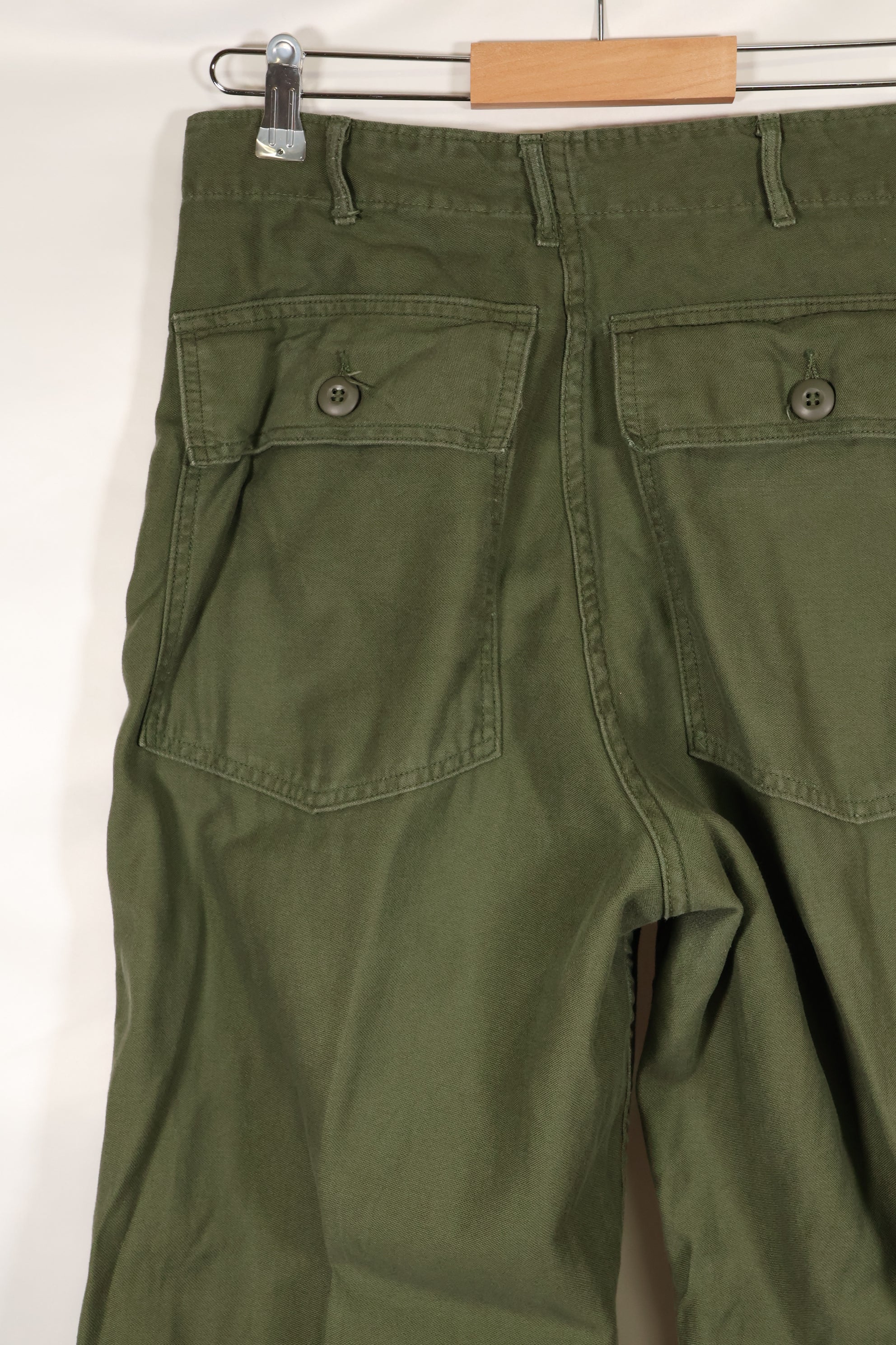1968 Contract US Army OG-107 Utility Pants Baker Pants, nearly unused.