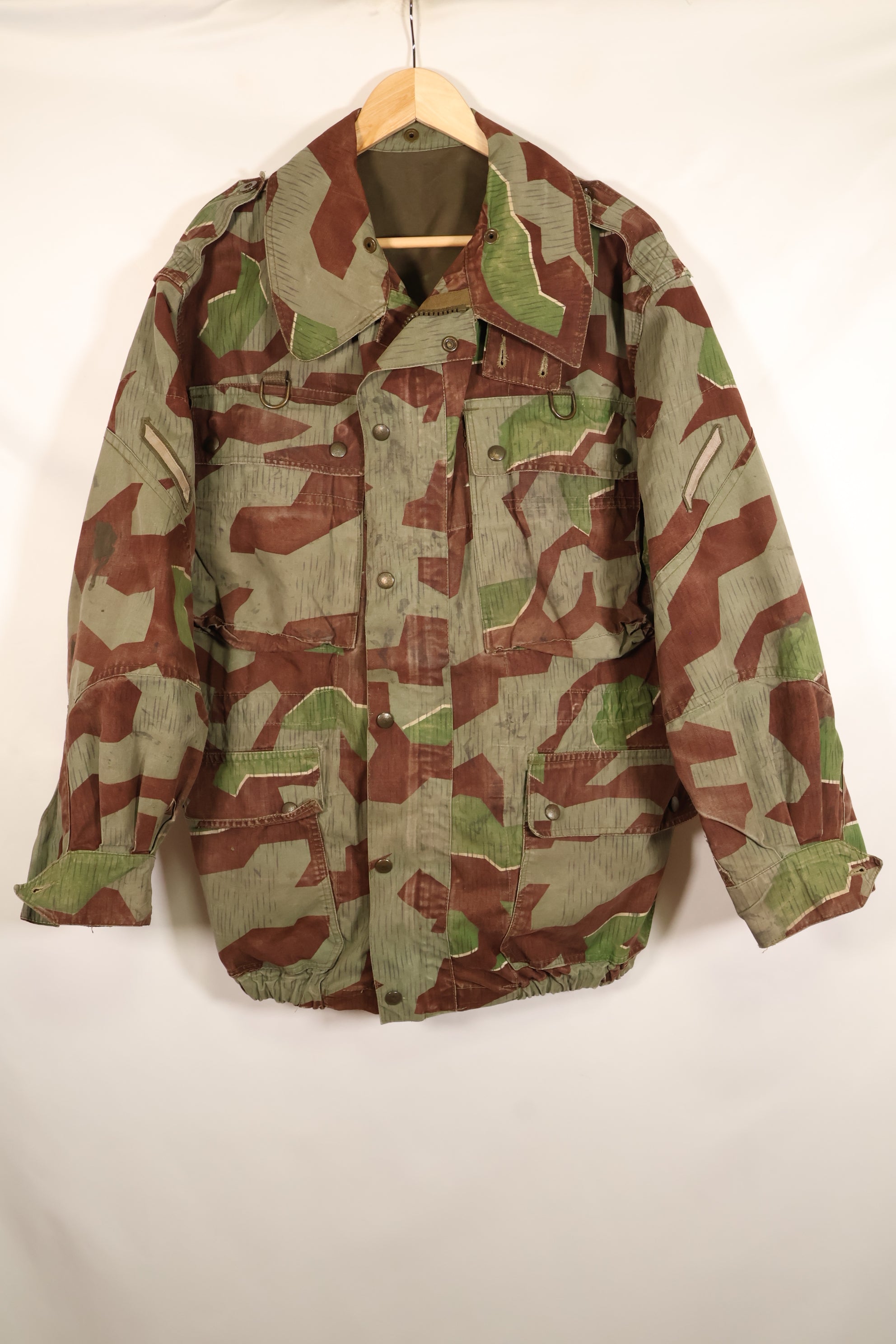 1950s, West Germany, Bundeswehr, Airborne Forces, Sprinter Camouflage, Airborne Jacket, Used
