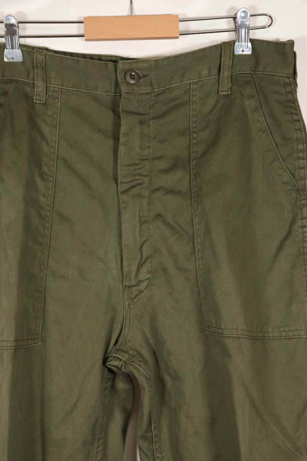 Late 1960s-70s lot, presumed PX item, 36 x 32 OG-107 utility pants, baker pants, used.