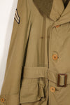 Real 1940s U.S. Army Mackinaw Coat Jeep Coat, used, patch later added.