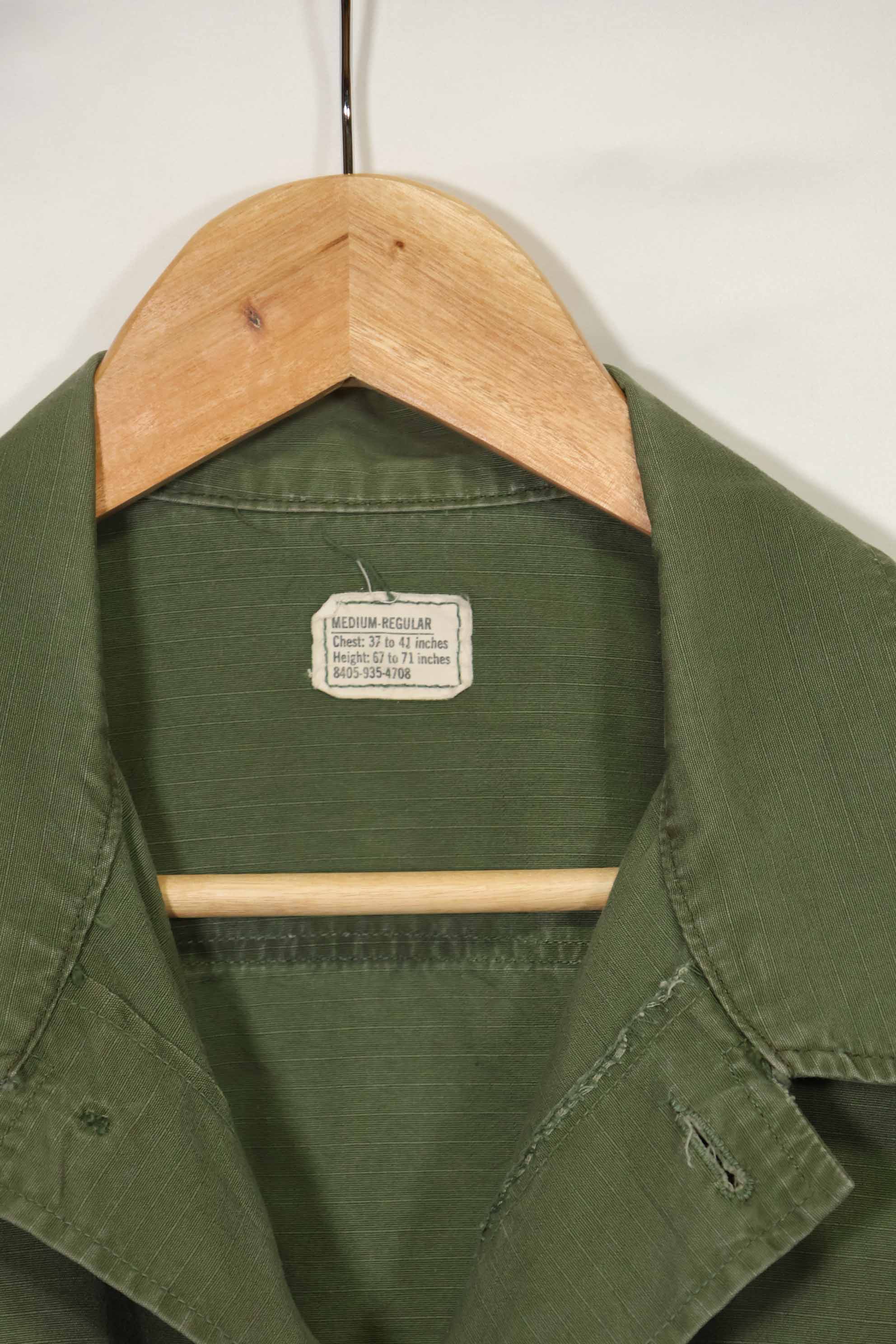 1968 Contract 4th Model Jungle Fatigue Jacket M-R Used