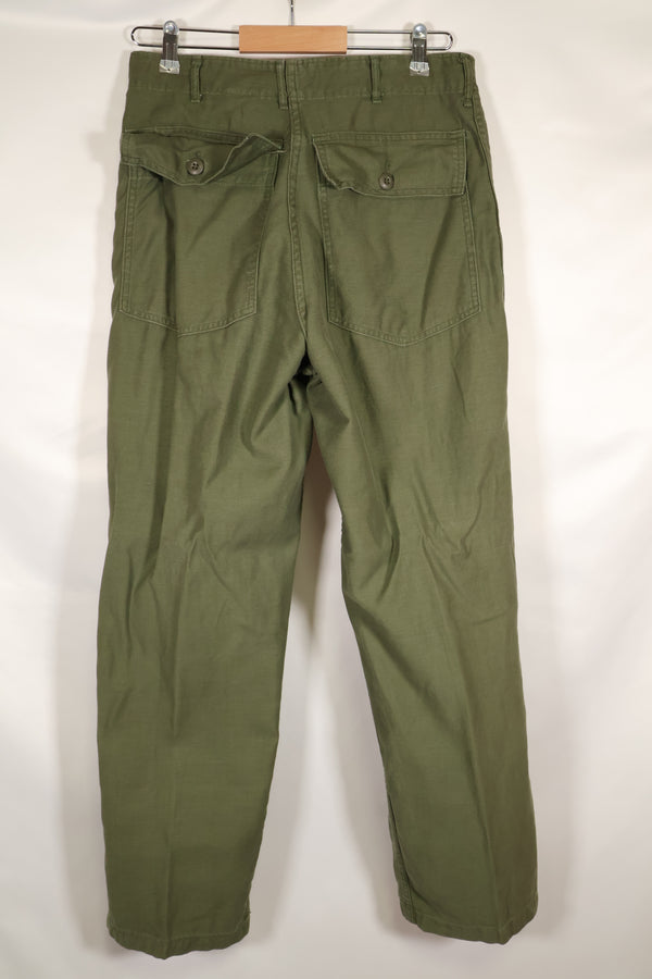 1968 Contract 32x31 US Army OG-107 Utility Pants Baker Pants Used B
