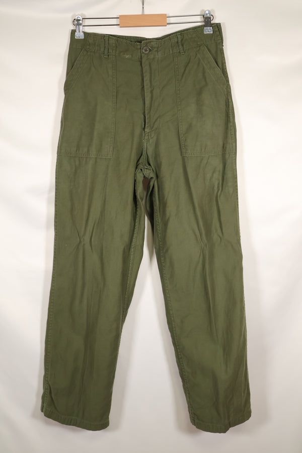 1968 Contract 32x 31 US Army OG-107 Utility Pants Baker Pants Used