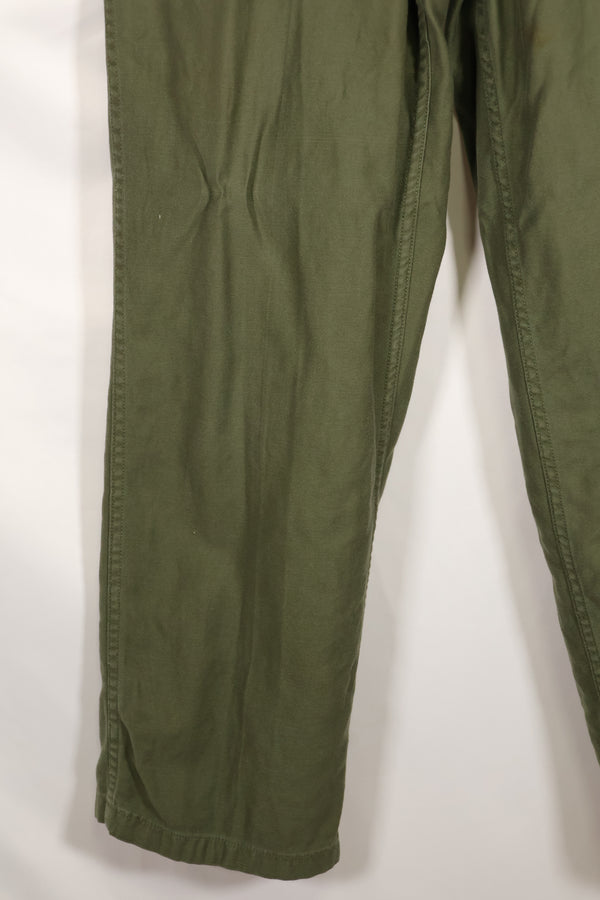 1968 Contract 32x 31 US Army OG-107 Utility Pants Baker Pants Used